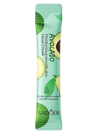 Крем для рук з авокадо sadoer hand cream avocado