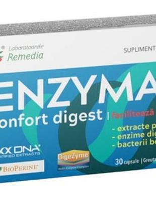 Диетическая добавка enzymax confort digest, 30 капсул (жкт)