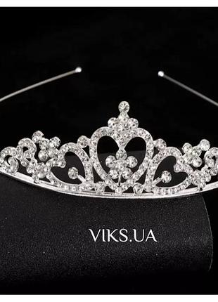 Весільна тіара діадема з кристалів