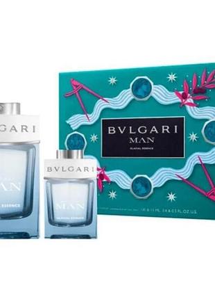 Bvlgari man glacial essence набор (edp/100ml + edp/15ml)