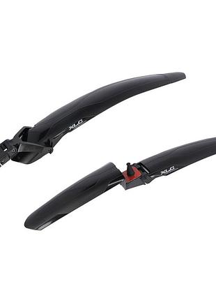 Комплект крил для велосипеда переднє/заднє xlc mg-c38, 26-29", 46мм, чорний, 307гр пластикові лучшая цена с быстрой доставкой по