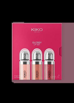 Набор kiko milano glossy lip set