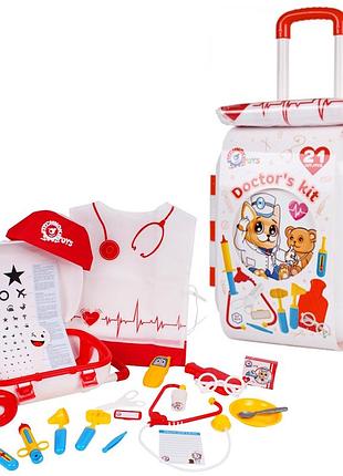 Ігровий набір у валізці "маленький лікар" 21 предмет технок 4319