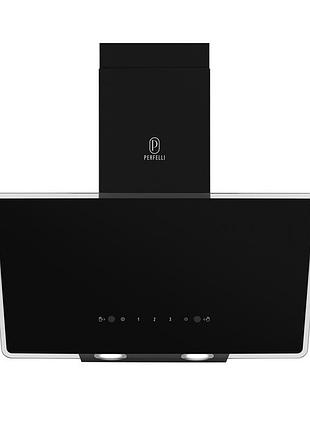 Вытяжка декоративная наклонная perfelli vio 5hw nero