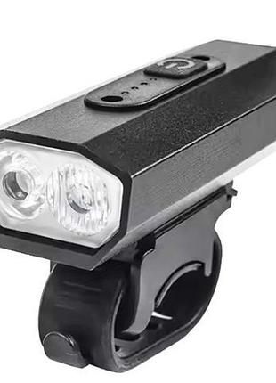 Велофонарь bk-08/01 pro-2xpe, фонарик для катания на велосипеде, велосипедный фонарь с фиксацией на руль