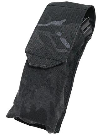 Тактический подсумок под 2 магазина kiborg gu double mag pouch ( мультикам / пиксель / хаки / койот / черный ) черный мультикам