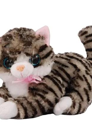 Мягкая игрушка кот 004 большие глаза, 25 см, тм копица (25437-5 s)