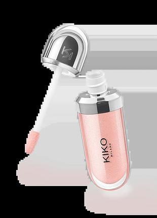 Блеск для губ kiko milano 3d hydra lipgloss - 06 candy rose-6,5 мл.