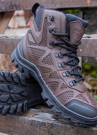 Черевики літні тактичні тайфун коричневі