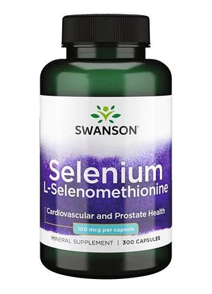 Swanson, селен, 100 мкг, 300 капсул