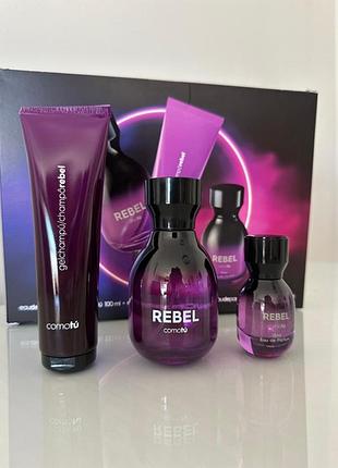 Подарочный набор для мужчин deliplus como tú rebel: парфюмированная вода 100 мл + гель для душа 100 мл + парфюмированная вода 15 м