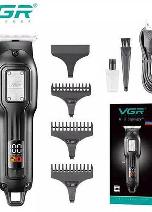 Машинка для стрижки волос vgr v-918, беспроводная электробритва, машинка для стрижки волос домашняя