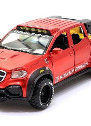 Машинка металлическая mercedes-benz x-class carlex exy monster x 6x6