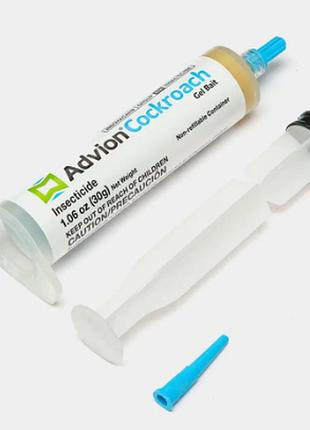 Гель "advion cockroach", средство от тараканов, полная комплектация, шприц, 30 г