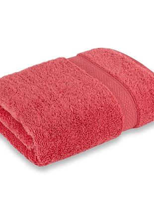 Рушник махровий теракотовий 40х70 см