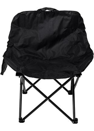 Кресло раскладное туристическое 47х58х70 см с карманом черное sj-0056-1
