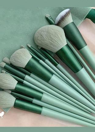 Набор кистей для макияжа в мешочке 13 шт