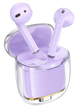 Беспроводные tws наушники hoco ew52 lilly purple