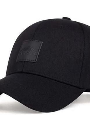 Кепка бейсболка ny розмір 56-60 котон чорний без сітки