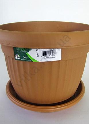 Кашпо irak bs-103, d 25cm, h 19cm forkopt