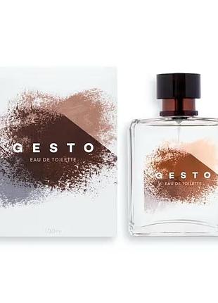 Туалетная вода мужская deliplus gesto eau de toilette, 100 мл