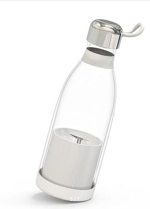 Портативный блендер бутылка 350 мл mini juicer аккумуляторный на 1200 mah