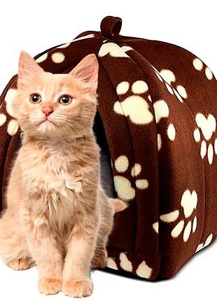 Мягкий домик для собак и кошек "pet hut white" - уютное место для ваших питомцов