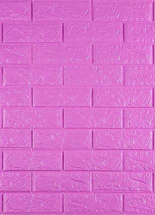 3d панель самоклеющаяся 700х770х5мм кирпич пурпурный (14-5) sw-00001334