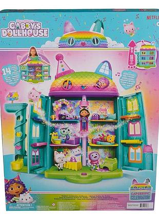 Кукольный домик габби: игровой набор «праздничный кукольный домик габби»