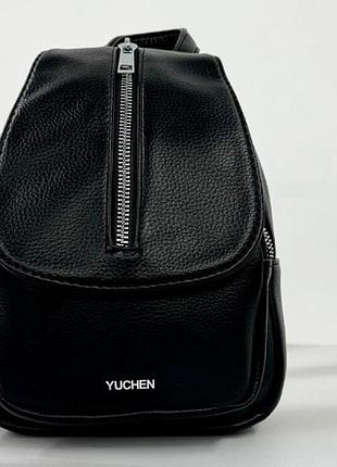 Женский повседневный мини рюкзак черный