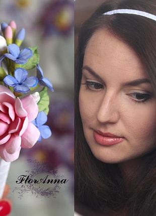 Обруч/веточка с цветами "магия ароматов"