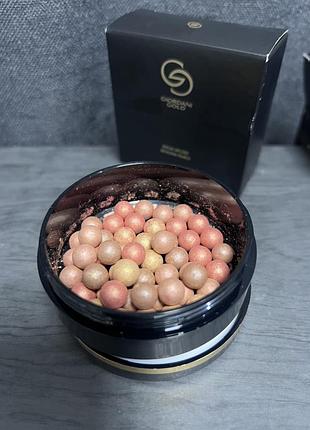 Румяна-бронзер в шариках oriflame giordani gold сверкающая бронза код 44918, 22 г