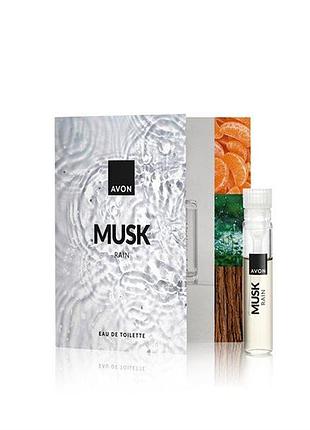 Листівка з пробним зразком туалетної води musk rain