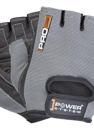 Перчатки для фитнеса power system ps-2250, мужские, xs (охват 15-17 см), экокожа, серые - комфорт и защита