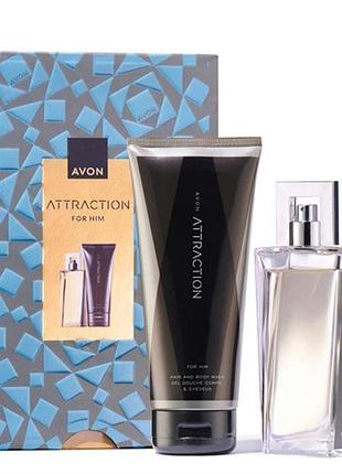 Подарочный набор attraction для него в праздничной упаковке