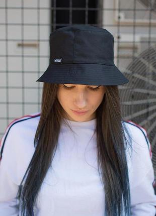 Панамка without с логотипом черная женская