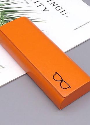 Універсальний футляр для окулярів (помаранчевий, 15.5×6×3 см)