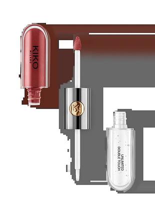 Помада для губ kiko milano unlimited double touch 104 sangria 6мл