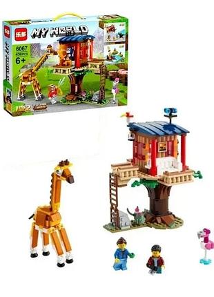 Конструктор майнкрафт зоопарк my world 6067, 438 деталей