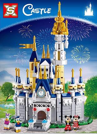 Конструктор фігурки палац замок вежа дісней міккі маус дональд дак для дівчаток 497 деталей