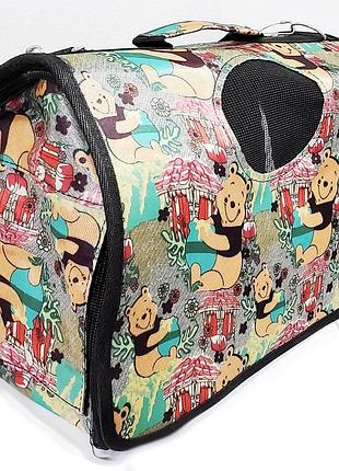 Сумка для животных вини пух (размер s) 35-37х18х23см