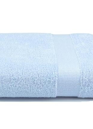 Рушник махровий блакитний 70х140см