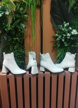 Ботинки кожаные