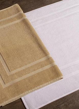 Коврик махровый 50х70см бежевый