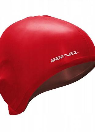 Шапочка для плавания sportvida sv-dn0015 red