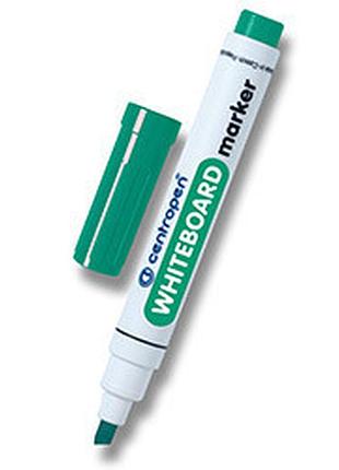 Маркер "centropen" whiteboard скошенный (зеленый)