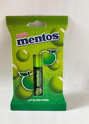 Блеск для губ mentos lip balm apple 3.8 мл.