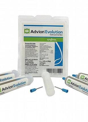 Гель от тараканов advion evolution gel (новинка) + поршень