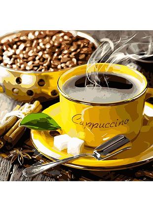 Картина по номерам американо с корицей strateg 40 х 50 va2546