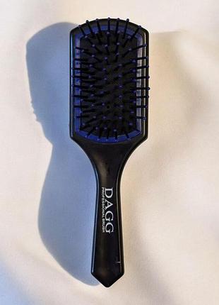 Расческа массажная для волос dagg 854а квадратная с выдвижным зеркалом